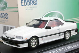 エブロ 1/43 日産 スカイライン RS ターボ-C KDR 30 1983 ダイキャストモデル ホワイトEbbro 1:43 NISSAN SKYLINE RS TURBO-C KDR 30 (1983) DIE CAST MODEL WHITE