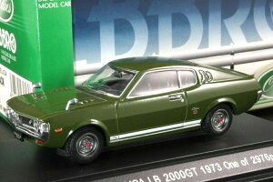 Gu 1/43 g^ ZJ 2000GT tgobN RA25 1973 _[NO[ ^bNEBBRO 1:43 Toyota Celica 2000GT Liftback RA25 1973 Dark Green Metallic