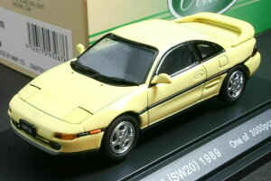 Gu 1/43 g^ MR2 SW20 1989 CG[EBBRO 1:43 Toyota MR2 SW20 1989 Yellow