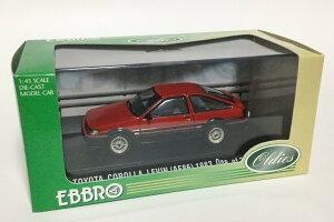 Gu 1/43 g^ J[ r AE86 bh ubNEBBRO 1:43 TOYOTA CAROLLA LEVIN AE86 RED BLACK