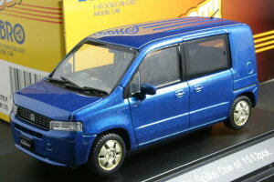 �G�u�� 1/43 �z���_ ���r���I �X�p�C�N 2002 �u���[�p�[��Ebbro 1:43 HONDA SPIKE MOBILIO 2002 VIVID BLUE PEARL