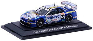 �G�u�� 1/43 JGTC 2001 �U�i���B #22 �q���g GT-R �n�C�_�E���t�H�[�XEBBRO 1:43 JGTC 2001 XANAVI N22 HIROTO GT-R HIGH DOWN FORCE