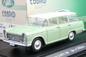 Gu 1/43 Y ZhbN 30 o 1960 O[Ebbro 1:43 Nissan Cedric 30 Van 1960 Green
