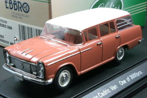 Gu 1/43 Y ZhbN 30 o 1960 bhEbbro 1:43 Nissan Cedric 30 Van 1960 Red