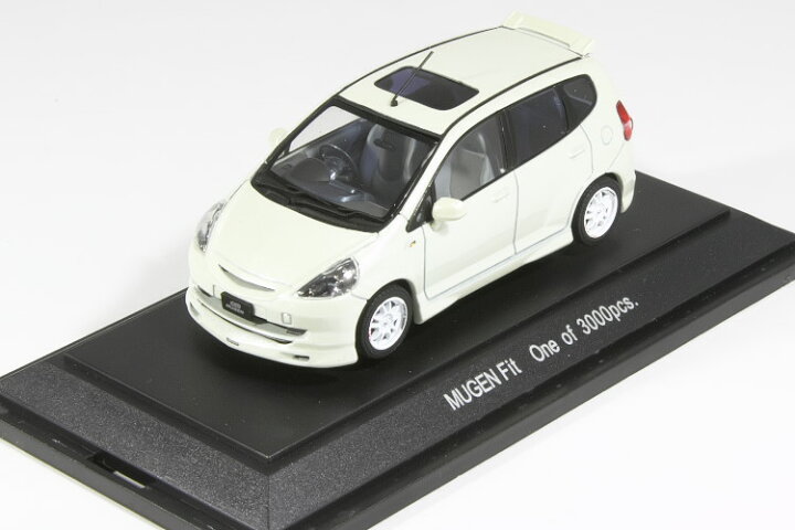 楽天市場】エブロ 1/43 ホンダ 無限 フィット パールホワイト EBBRO 