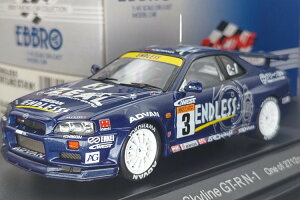 Gu 1/43 Y XJCC GT-R R34 #3 X[p[ϋv 2003Ebbro 1:43 Nissan Skyline GT-R R34 N3 Super Taikyu 2003