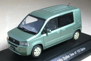 �G�u�� 1/43 �z���_ �X�p�C�N ���r���I 2002 �K���p�S�X�O���[�� ���^���b�NEbbro 1:43 Honda Spike Mobilio 2002 Garapagos Green Metallic