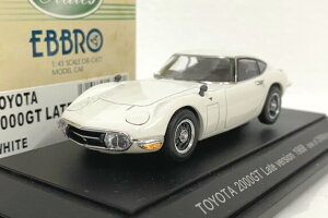 Gu 1/43 g^ 2000GT N[y Cg tFCXtg 1968 zCgEBBRO 1:43 TOYOTA 2000GT COUPE LATE FACELIFT 1968 WHITE