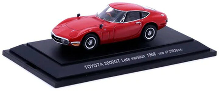 楽天市場】エブロ 1/43 トヨタ 2000GT クーペ レイト フェイスリフト 
