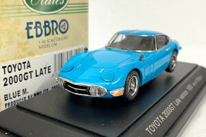 Gu 1/43 g^ 2000GT N[y u[ tFCXtg 1968EBBRO 1:43 Toyota 2000GT COUPE BLUE FACELIFT 1968