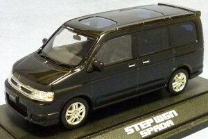 �G�u�� 1/43 �z���_ �X�e�b�v���S�� �u���b�N HONDA STEP WGN SPADA