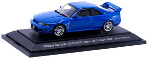 �G�u�� 1/43 ���Y �X�J�C���C�� GT-R R33 �u���[EBBRO 1:43 NISSAN SKYLINE GT-R R33 BLUE