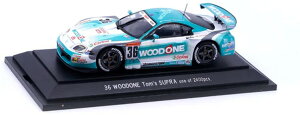 �G�u�� 1/43 JGTC 2004 �E�b�h���� �g���X �X�[�v�� �z���C�g �O���[��EBBRO 1:43 JGTC 2004 WOODONE Tom's Supra WHITE GREEN