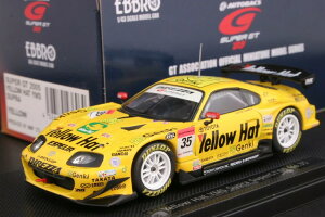 Gu 1/43 g^ CG[nbg YMS X[v #35 SUPER GT 2005Ebbro 1:43 Toyota YELLOW HAT YMS SUPRA #35 SUPER GT 2005