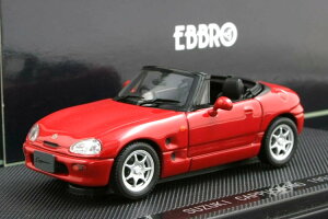 �G�u�� 1/43 �X�Y�L �J�v�`�[�m 1991 ���b�hEbbro 1:43 Suzuki Cappuccino 1991 Red