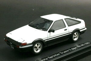 Gu 1/43 g^ Xv^[ gm 3hA AE86 1983 zCg ubNEbbro 1:43 Toyota Sprinter Trueno 3 Door AE86 1983 White Black