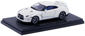 �G�u�� 1/43 ���Y GT-R �u���b�N �G�f�B�V���� �z���C�gEBBRO 1:43 NISSAN GT-R Black edition WHITE