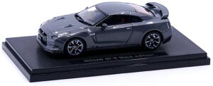 �G�u�� 1/43 ���Y GT-R �u���b�N �G�f�B�V���� �K���O���[EBBRO 1:43 NISSAN GT-R Black edition GUN GRAY
