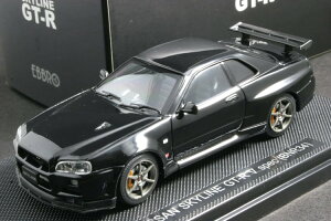 Gu 1/43 Y XJCC GT-R R34 V.spec II 2001 ubNEbbro 1:43 Nissan Skyline GT-R R34 V.spec II 2001 Black