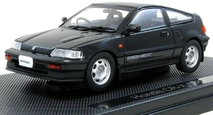 楽天市場】エブロ 1/43 ホンダ CR-X 1987 ブラックEbbro 1:43 HONDA 