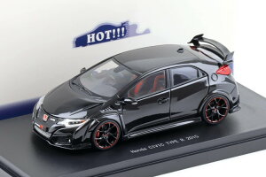 Gu 1/43 z_ VrbN ^Cv R 2015 CMXCZXv[g NX^ubNp[Ebbro 1:43 Honda Civic Type R 2015 UK License Plate Crystal black pearl