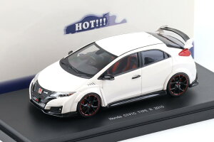 Gu 1/43 z_ VrbN ^CvR 2015 Wpj[YCZXv[g `sIVbvzCgEBBRO 1:43 HONDA CIVIC TYPE R 2015 Japanese License Plate Championship White