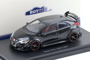Gu 1/43 z_ VrbN ^Cv R 2015 Wpj[YCZXv[g NX^ubNp[EBBRO 1:43 HONDA CIVIC TYPE R 2015 Japanese License Plate Crystal Black Pearl