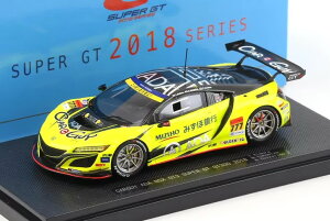Gu 1/43 J[KC ADA NSX GT3 #777 X[p[GT GT300 2018 J[KC [VO Naoki Yokomizo/Takeshi Kimura/Kei CozzolinoEbbro 1:43 CARGUY ADA NSX GT3 #777 SUPER GT GT300 2018 CarGuy Racing Naoki Yokomizo/Takeshi Kimura/Kei Cozzolino