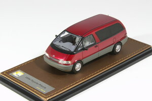 GLM 1/43 g^ Previa GXeB} 1994 nh bh Toyota Previa Red