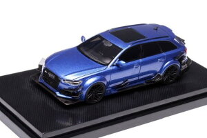GLM 1/64 �A�o���g �A�E�f�B A6 RS6 ���[�X �_�[�E�B���v�� ���C�h�{�f�B 2017 �r�[�Y���C�g�u���[GLM-MODELS 1:64 AUDI A6 A6 RS6 AVANT RACE DARWINPRO WIDEBODY 2017 BEAD LIGHT BLUE