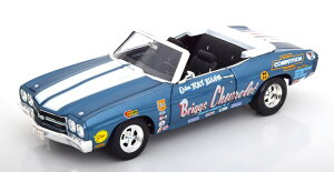 GMP/ACME 1/18 V{[ VFx Cabrio Briggs hbO J[ 1970 774 JGMP/ACME 1:18 Chevrolet Chevelle Cabrio Briggs Drag Car 1970 bluemetallic white Allen Limited Edition 774 pcs