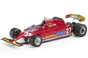 GP Replicas 1/18 �t�F���[�� 126CX #27 �v���N�e�B�X �A�����J��GP �t�H�[�~����1 1981 �W���E���B���k�[�� 500����� GP Replicas 1:18 Ferrari 126CX #27 Practice USA west GP formula 1 1981 G. Villeneuve Limited Edition 500 pcs