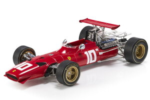 GP Replicas 1/18 tF[ F1 312 XN[fA #10 4I_GP 1968 WbL[ECNX V[P[XtGP-REPLICAS 1:18 FERRARI F1 312 SCUDERIA FERRARI N 10 4th HOLLAND GP 1968 JACKIE ICKX WITH SHOWCASE