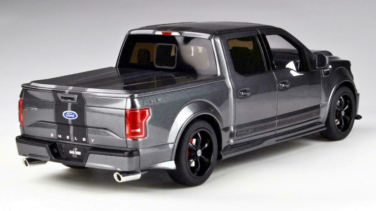 GTスピリット 1/18 USA フォード シェルビー F-150 ピックアップ スーパースネーク 2019 メタリックグレー GT-SPIRIT  1:18 FORD USA SHELBY F-150 PICK-UP SUPER SNAKE 2019 GREY MET | Reowide  モデルカー 