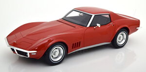 GT�X�s���b�g 1/12 �V�{���[ �R���x�b�g C3 1968 ���^���b�N�I�����W 299����� GT Spirit 1:12 Chevrolet Corvette C3 1968 orange-metallic Limited Edition 299 pcs