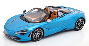 GTXsbg 1/18 }N[ 720S XpC_[ 2018 ^[RCY O[^bN 999 GT Spirit 1:18 McLaren 720S Spider 2018 turquoise greymetallic Limited Edition 999 pcs.