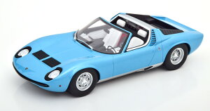 GTXsbg 1/18 {M[j ~E [hX^[ Cgu[ ^bN 1200 GT Spirit 1:18 Lamborghini Miura Roadster lightblue-metallic Limited Edition 1200 pcs