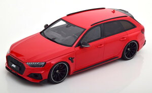 GT�X�s���b�g 1/18 �A�E�f�B ABT RS 4-S �A�o���g 2020 ���b�h 1300�����GT Spirit 1:18 Audi ABT RS 4-S Avant 2020 red Limited Edition 1300 pcs