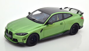 GT�X�s���b�g 1/18 BMW M4 G82 �R���y�e�B�V���� M�p�t�H�[�}���X 2021 �O���[�� ���^���b�N 1500�����GT Spirit 1:18 BMW M4 G82 Competition M Performance 2021 hellgr?n-metallic Limited Edition 1500 pcs.