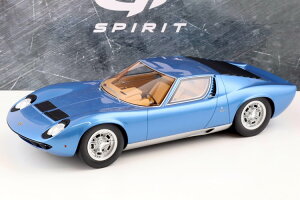  GTXsbg 1/12 {M[j ~E P400 S u[^bNKYOSHO GT Spirit 1:12 LAMBORGHINI Miura P400 S blue metallic