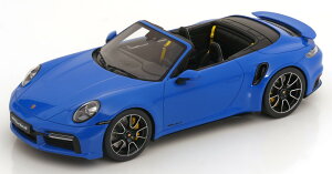 GTXsbg 1/18 |VF 911 992 ^[{ S Ro[`u u[ 999GT Spirit 1:18 Porsche 911 992 Turbo S Convertible blue Limited Edition 999 pcs