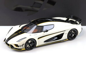 GTXsbg 1/18 P[jOZO WF R[h 2023 NX^zCgGT Spirit 1:18 Koenigsegg Regera Record 2023 Crystal white