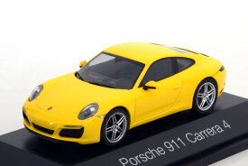 ヘルパ 1/43 ポルシェ 911 991/2 カレラ 4 クーペ 2016 イエローHerpa 1:43 Porsche 911 (991/2) Carrera 4 Coupe 2016 yellow