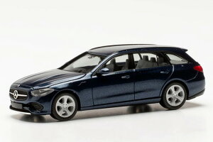 wp 1/87 ZfXExc CNX TXe[V S _[Nu[^bN Herpa 1/87 Mercedes Benz C-Class T station wagon dark blue metallic