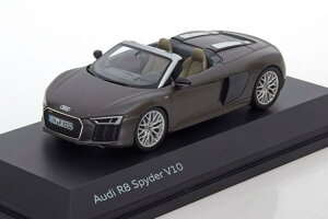 wp 1/43 AEfB R8 V10 XpC_[ 2016 }bguE AEfBʔHerpa 1:43 Audi R8 V10 Spyder 2016 matt-brown special edition of Audi