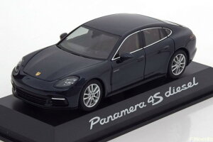 ヘルパ 1/43 ポルシェ パナメーラ 4S ディーゼル 2016 メタリック ダークブルー ポルシェ特別版Herpa 1:43 Porsche Panamera 4S Diesel 2016 darkblue-metallic special edition of Porsche