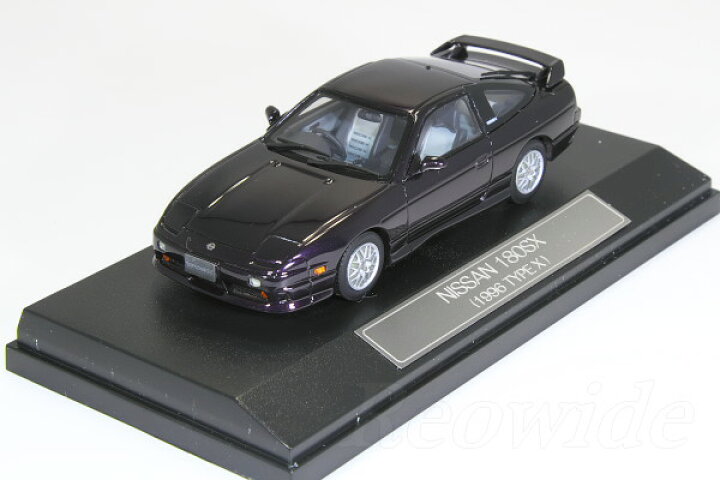 楽天市場】Hi-Story 1/43 日産 180SX 1996 タイプX ミッドナイト 
