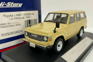 nCXg[[ 1/43 g^ hN[U[ N 60 GpbP[W 1990 x[WHi-Story 1:43 TOYOTA LAND CRUISER 60 G-PACKAGE BEIGE