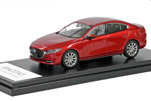 nCXg[[ 1/43 }c_ 3 Z_(2019) \E bhNX^^bN Hi-Story 1/43 MAZDA 3 SEDAN 2019 Soul Red Crystal Metallic