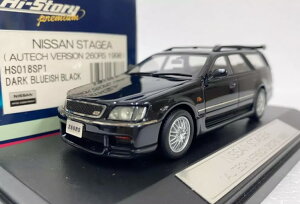 �n�C�X�g�[���[ 1/43 ���Y �X�e�[�W�A �I�[�e�b�N 260RS 1998 R34 GTR �u���[Hi-Story 1:43 Nissan Stagea Autech 260RS 1998 R34 GTR Blue